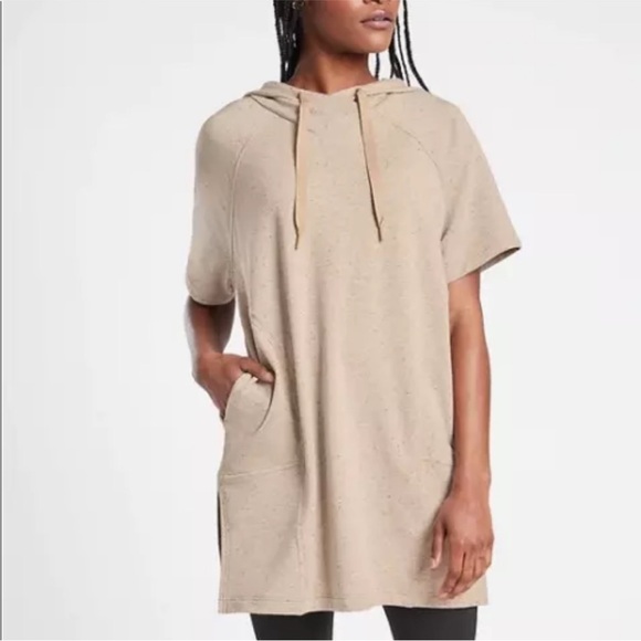 Athleta Dresses & Skirts - Athleta Cabana Nep Tunic Hoodie Dress Small